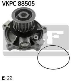 VKPC 88505 SKF Водяной насос